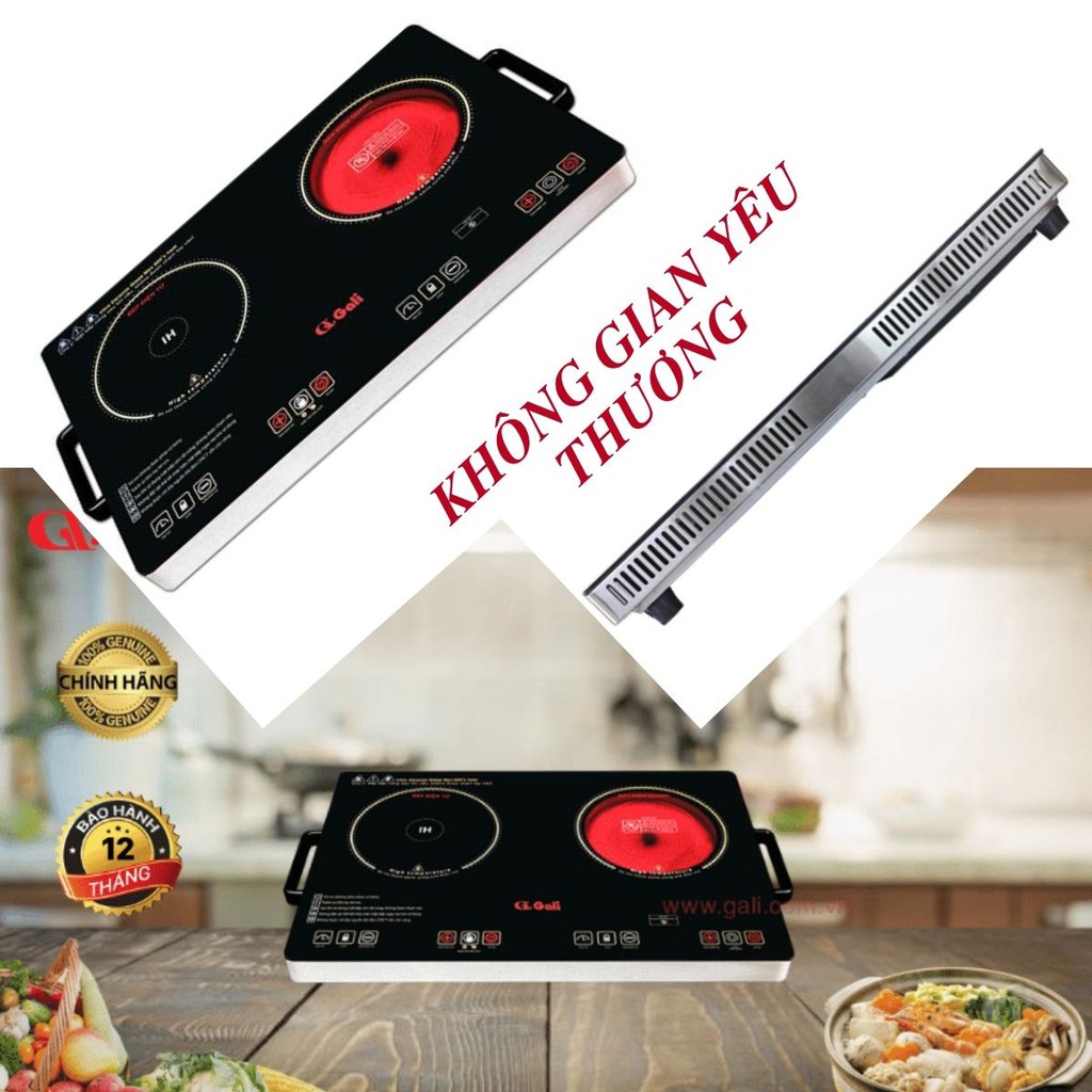 Bếp Điện Từ Đôi 01 Từ + 01 Quang GL2012