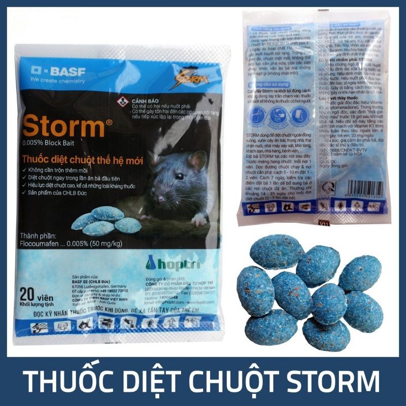 Storm rat killer pack of 20