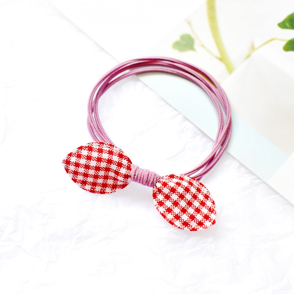 Set 4 Dây Cột Tóc Tiểu Thư Kiểu Hàn Quốc Siêu Xinh.