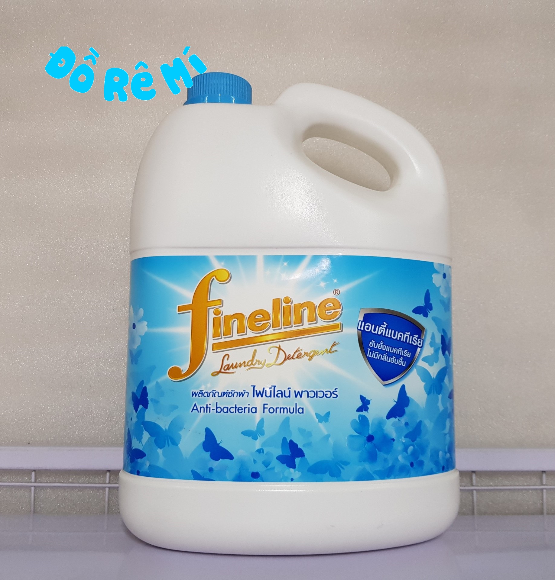 [HCM]Combo 2 can nước giặt Fineline 3000ml màu xanh