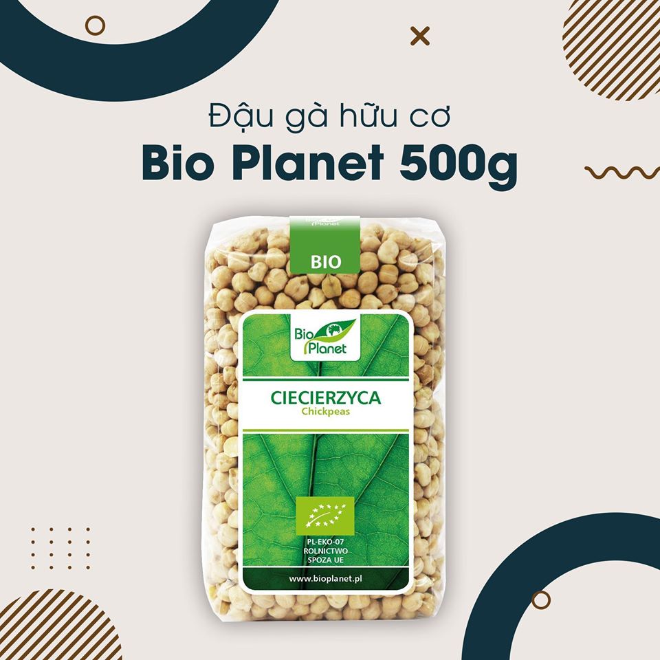 Organic chickpea/ garbanzo Bio Planet 500g