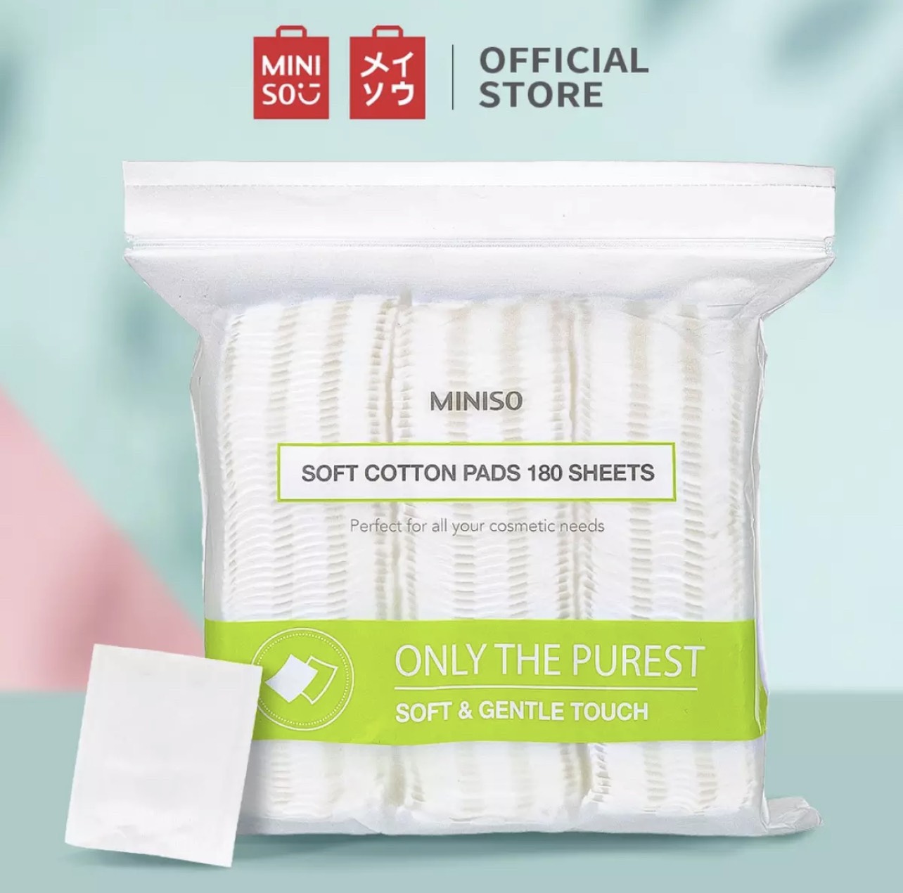 Bông tẩy trang Nhật Miniso 180 miếng
