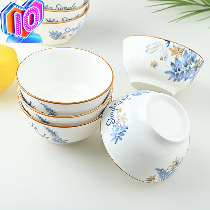 Set 10 bát con ăn cơm 4D