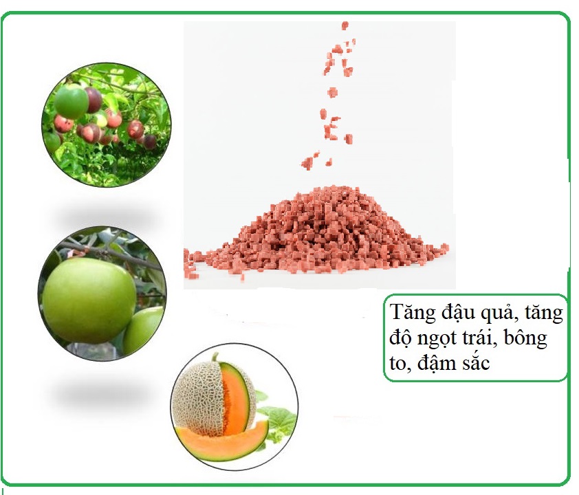 Phân bón KALI Miểng Đỏ - Túi Zip 1KG