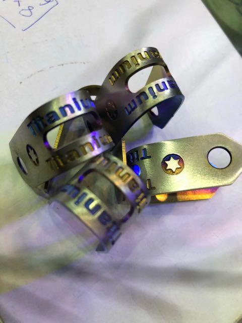 [Bát Dẹp Thẳng] Pass kẹp dây dầu titan gắn nhiều loại xe