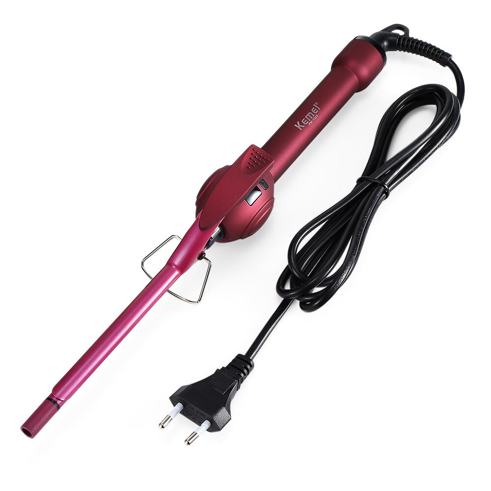 Máy uốn tóc lọn nhỏ 9mm cao cấp kemei km-1023 chỉnh nhiệt màn hình lcd