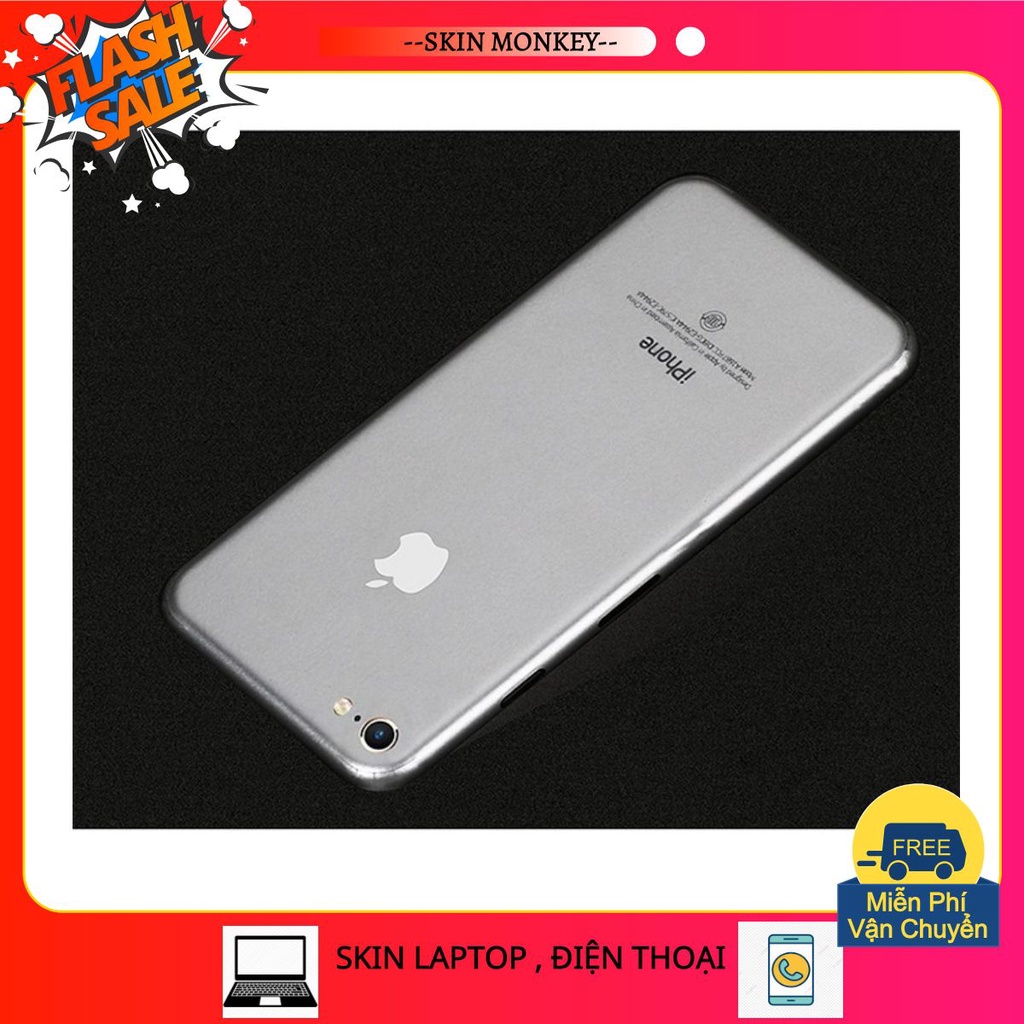 Skin dán điện thoại iphone 6, 6 puls/ 7, 7plus / 8. 8 plus