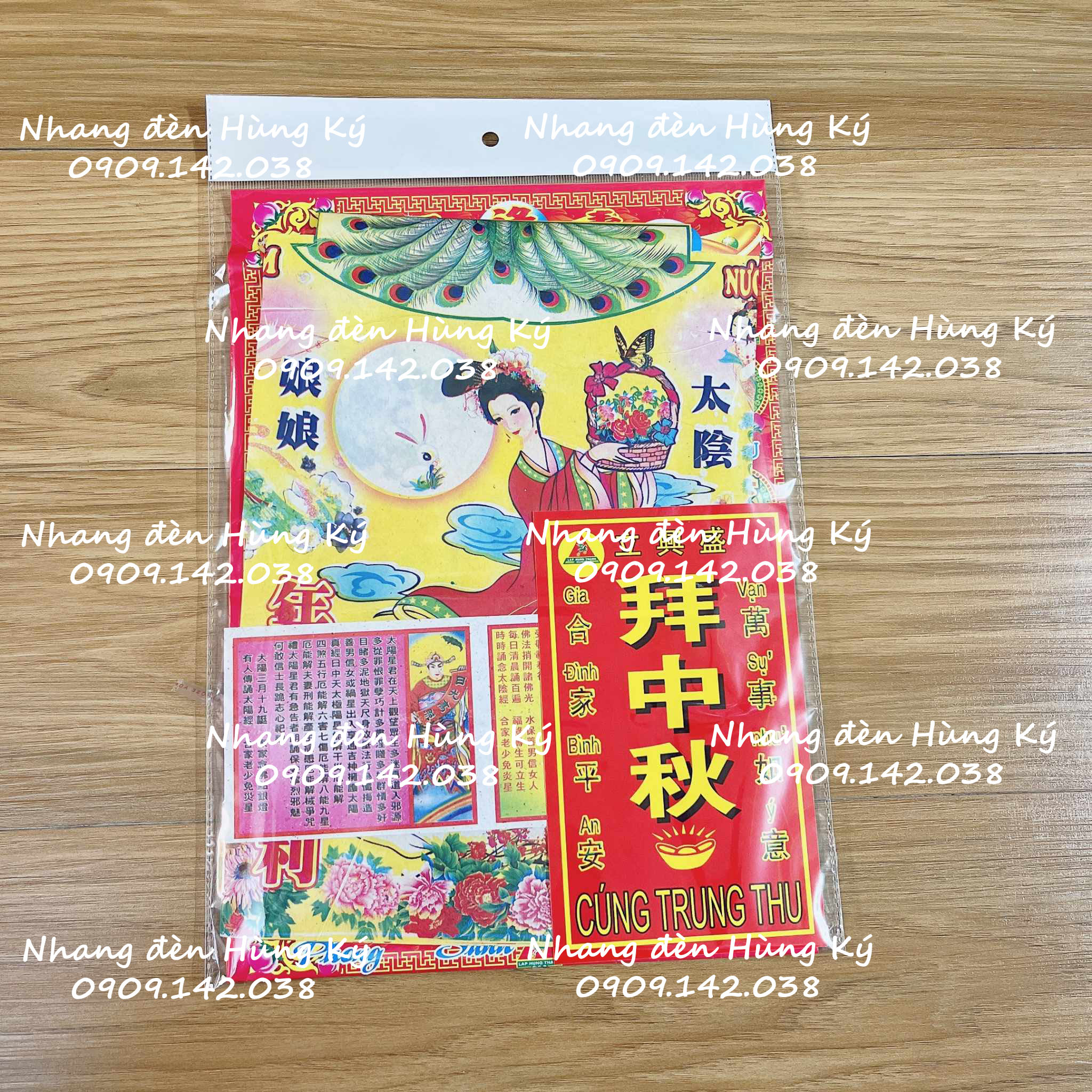 Bộ giấy cúng trung thu - rằm tháng 8