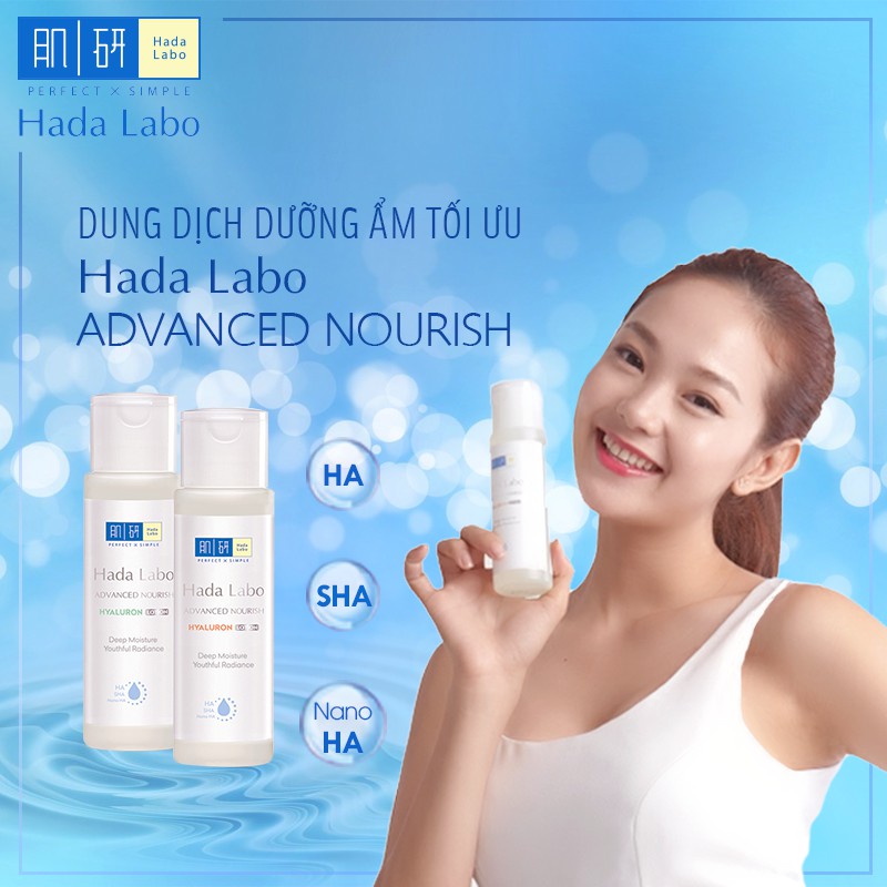 [HCM]Dung dịch Hada Labo DƯỠNG ẨM TỐI ƯU (da thường) 170ml