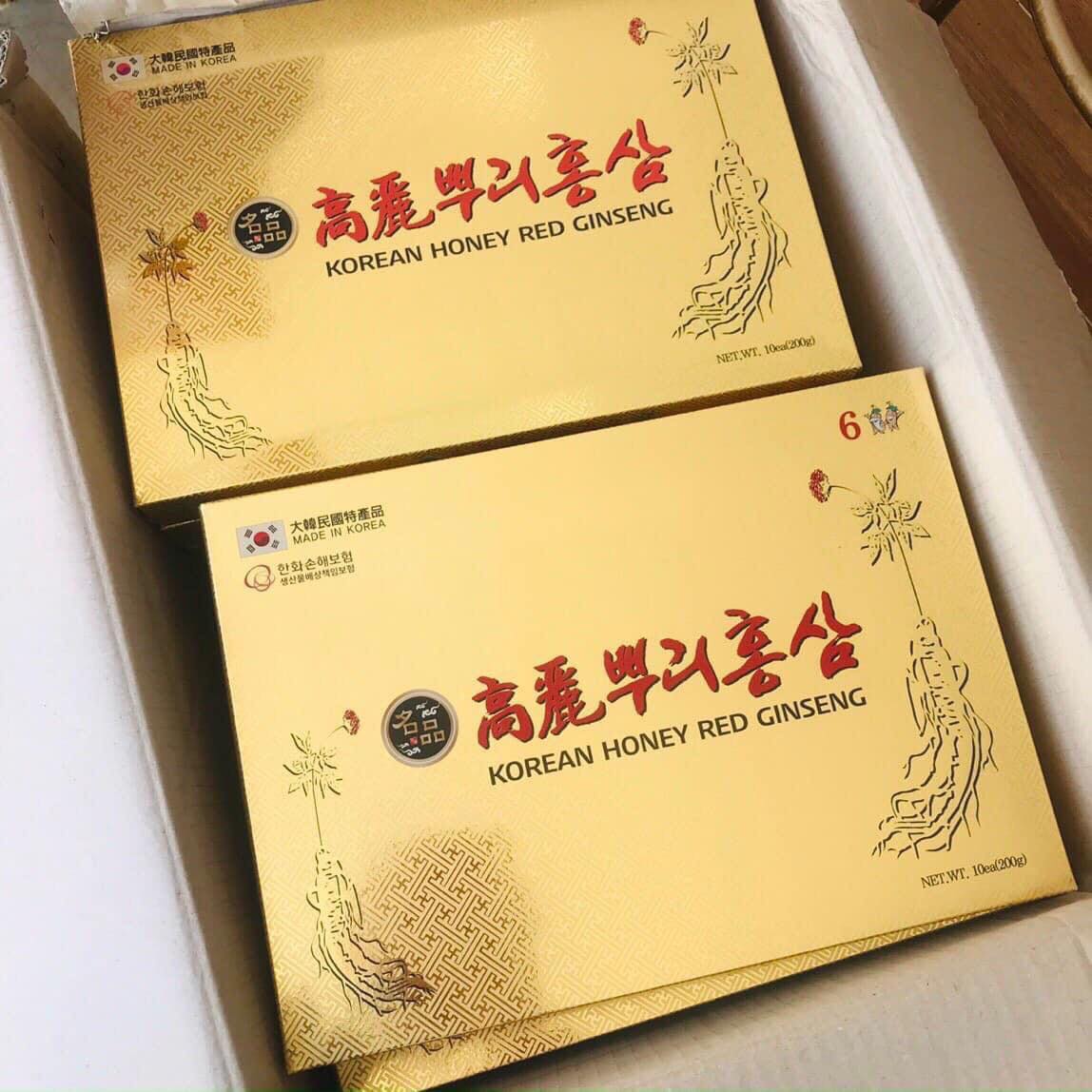 SÂM NGUYÊN CỦ TẨM MẬT ONG HÀN QUỐC