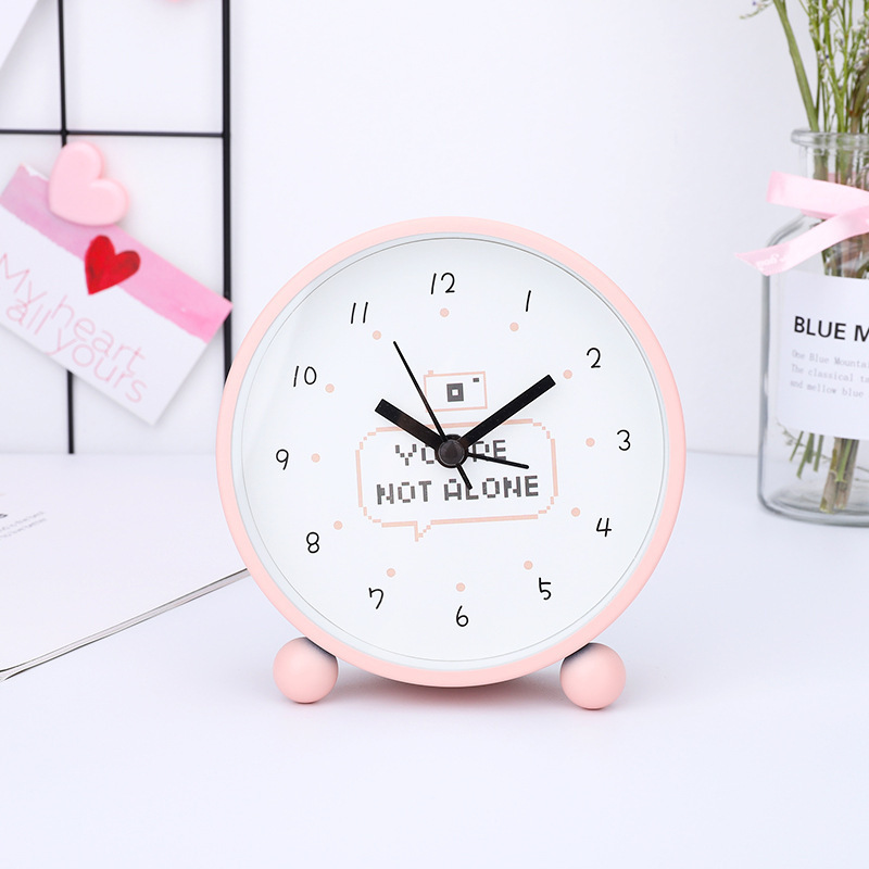 Nơi bán Đồng Hồ Báo Thức Kim Loại In Màu Họa Tiết Hành Tinh