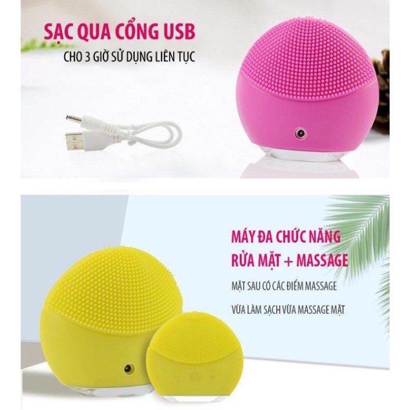 Máy rửa mặt có chế độ sóng siêu âm cao cấp