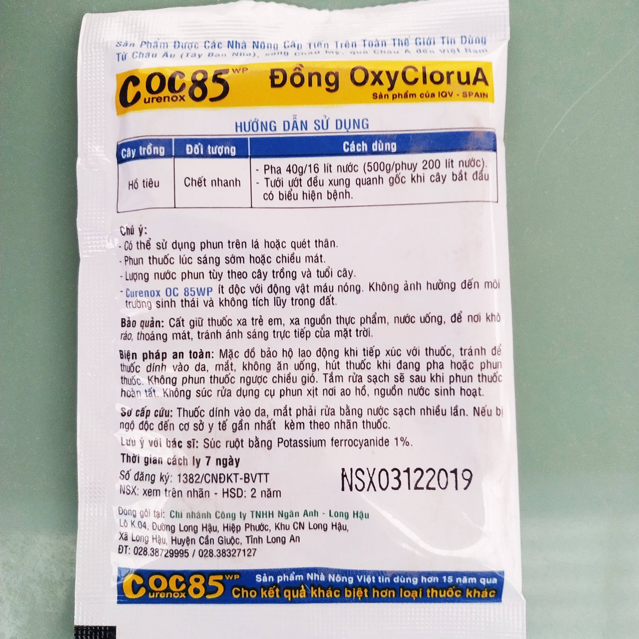 Thuốc trừ bệnh Coc 85 - Gói 20gr