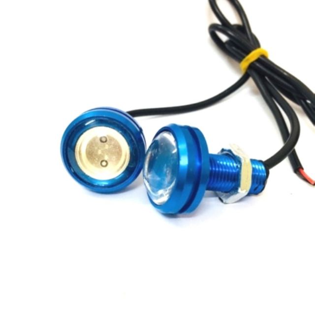 Đèn led xi nhan cúc áo màu hồng (giá 1 đôi)