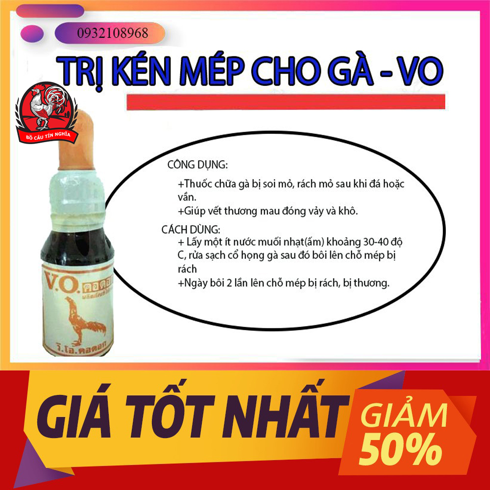 Th.uốc kén mép mép trong cho gà chọi gà tre - kén vo