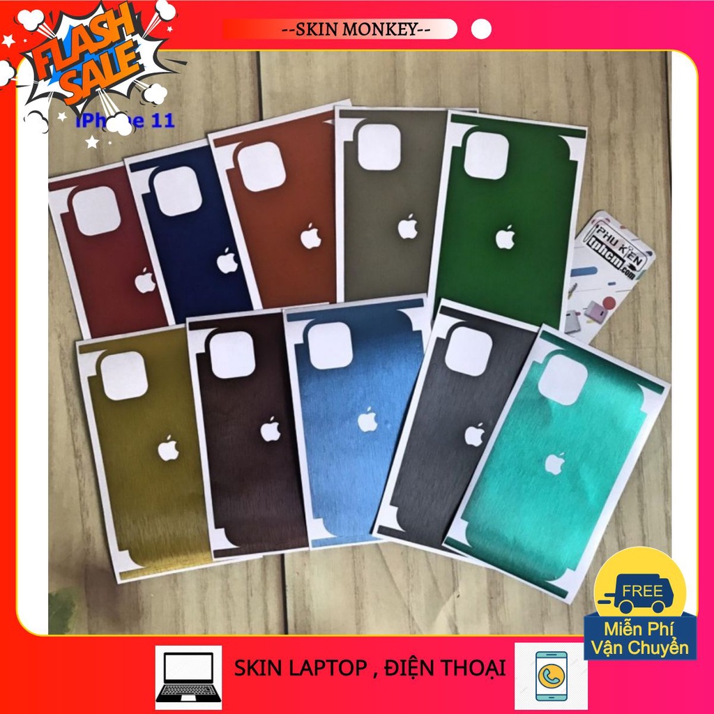 - dán mặt lưng màu iphone 11