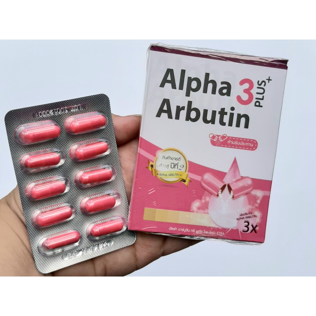 Viên bột kích trắng da Alapha arutin Thái Lan