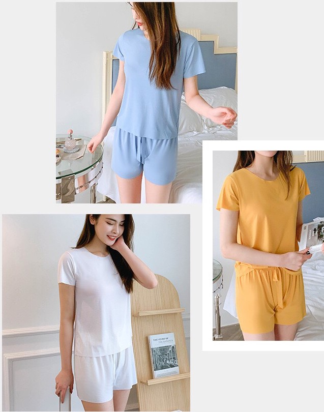 [HCM]Sét bộ mặc nhà cột nơ eo sang chảnh dể thương[Giá gốc tận xưởng]