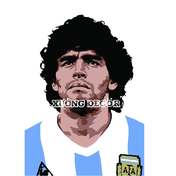 Tranh treo tường Maradona