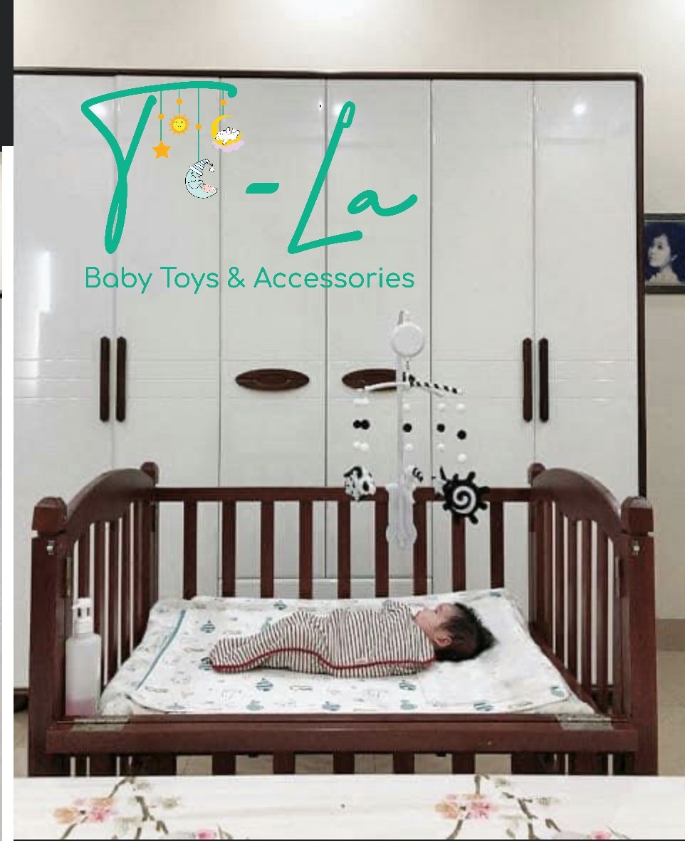 Treo nôi đen trắng hình hoa tuyết