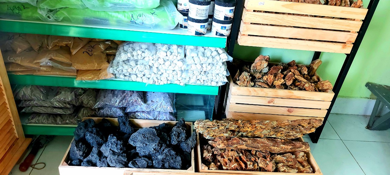 Đá Tiger - Đá Trang Trí Bể Thủy Sinh 1Kg