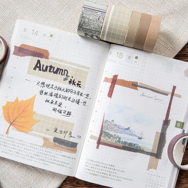 Washi tape set 10 cuộn trang trí scrapbook sổ tay planner ...