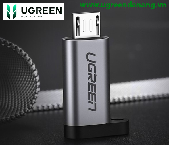 Đầu chuyển đổi Micro USB to USB type-C chính hãng Ugreen 50590 cao cấp