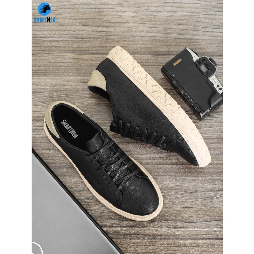 Giày thể thao Tăng chiều cao SMARTMEN STAR-04 Đen