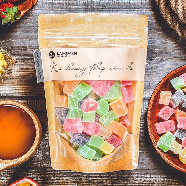 Kẹo hương thập cẩm dẻo Langfarm