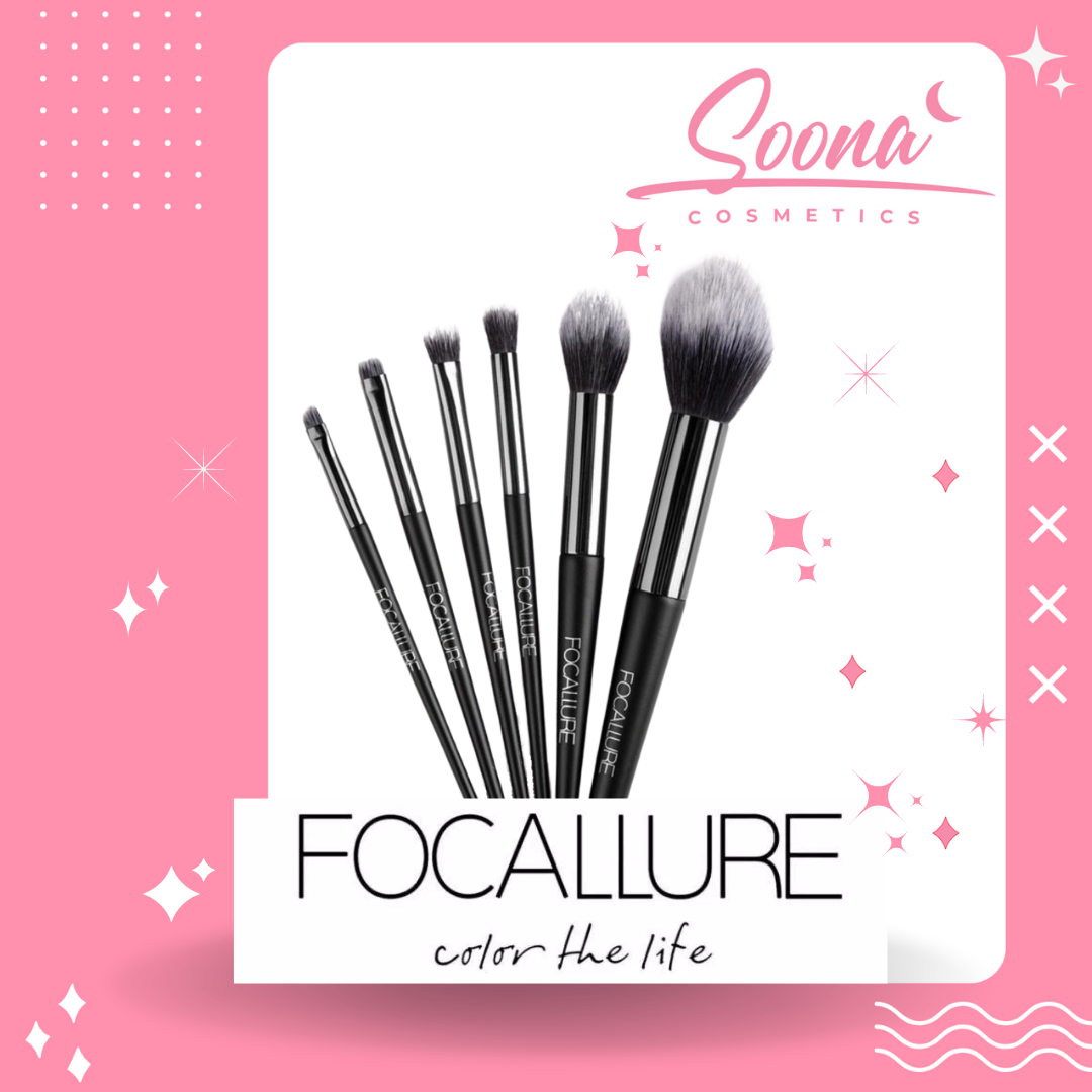 Cọ trang điểm FOCALLURE - 6 cọ
