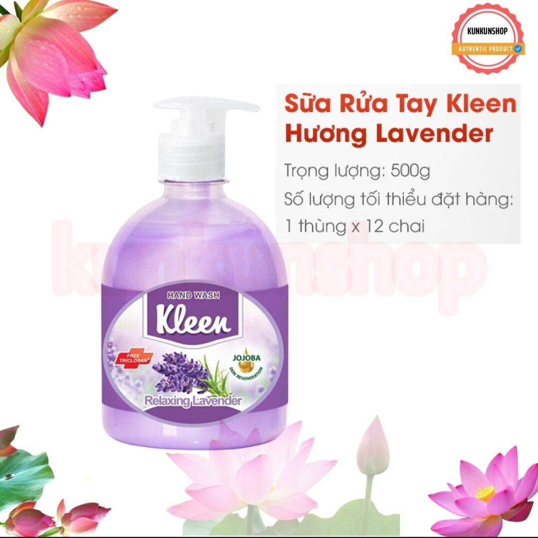 [HCM] Sữa rữa tay Kleen 500ml
