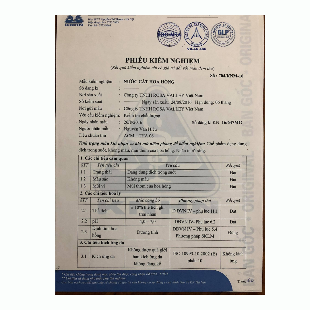 Karose Nước Hoa Hồng Hữu Cơ (Toner hoa hồng) Giúp cân bằng da, dưỡng ẩm da, cho làn da sáng mịn Chai 100ml Koshka Home