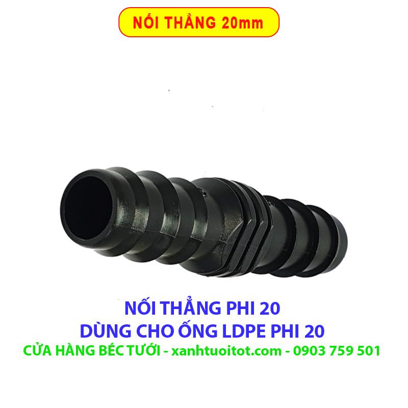 [HCM]Bộ 10 cái NỐI THẲNG PHI 20 - DÙNG CHO ỐNG LDPE PHI 20