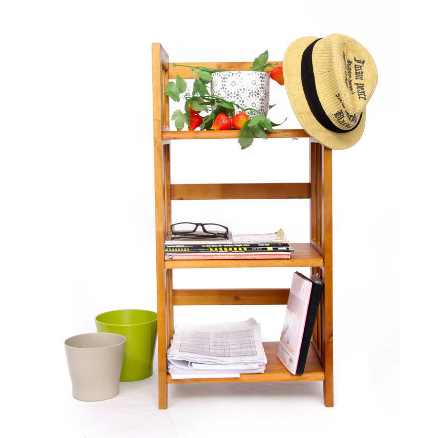 Kệ Sách 3 Tầng (Rộng 50cm)- Vàng
