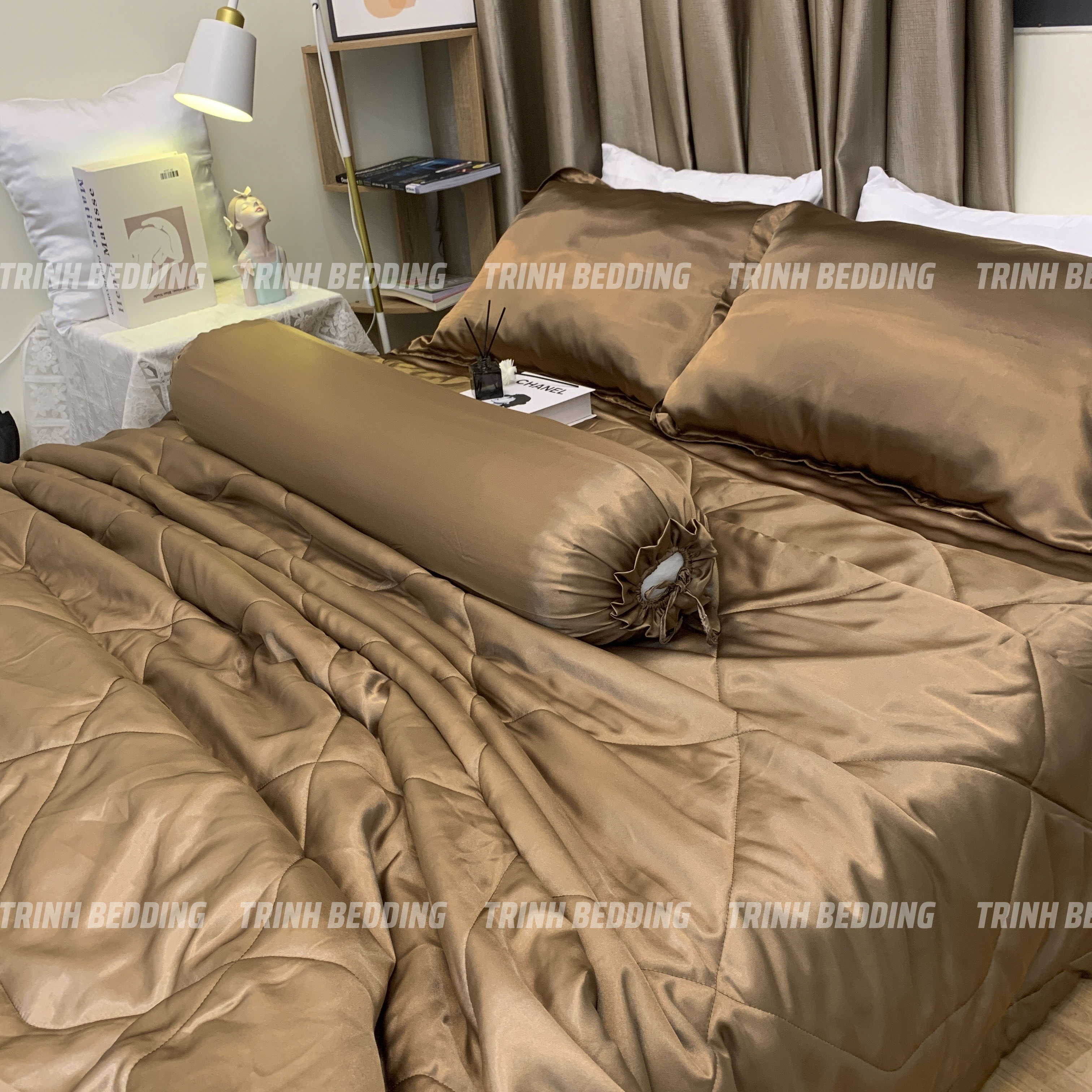 BỘ DRAP PHI LỤA MỊN MÁT CAO CẤP M2|M4|M6|M8  TRINHBEDDING