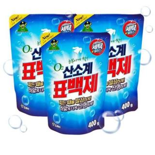 Bột giặt tẩy vết bẩn quần áo công nghệ oxygen Hàn Quốc 400g thumbnail