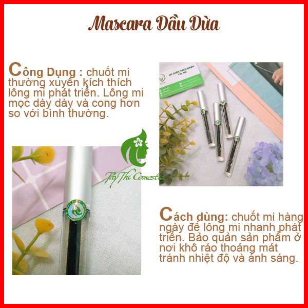 Mascara Dầu Dừa Dưỡng Mi