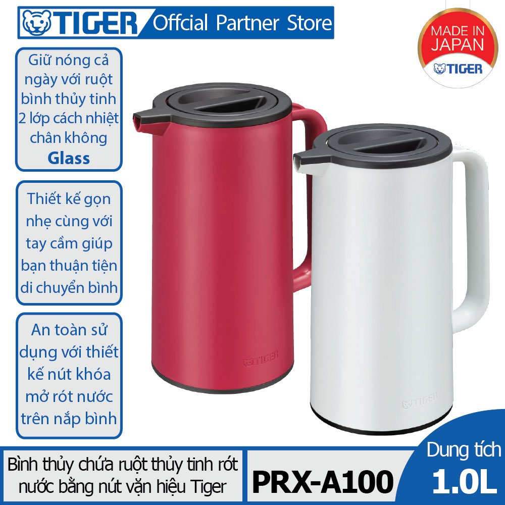 Bình thủy chứa ruột thủy tinh Tiger PRX-A100 (1.0L)
