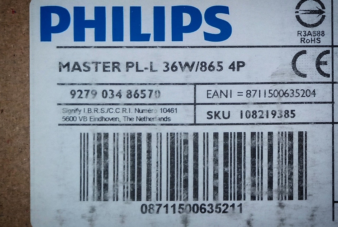 (SALE) Bóng đèn bể cá 36W Philips Master PL-L 36W/865/4P