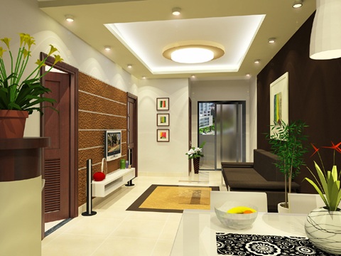 Đèn âm trần 7W viền vàng 3 chế độ màu cao cấp