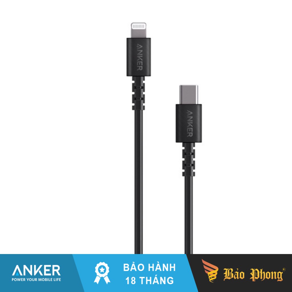 Cáp Sạc Nhanh PD Anker A8613 / A8612 Type C to lightning