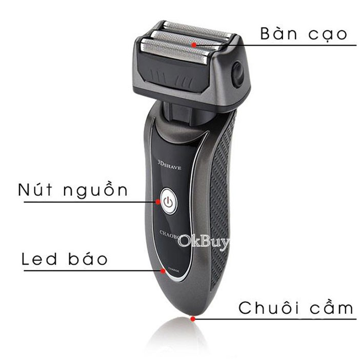Máy cạo râu 3 lưỡi CB RSCW-9300 nhập khẩu
