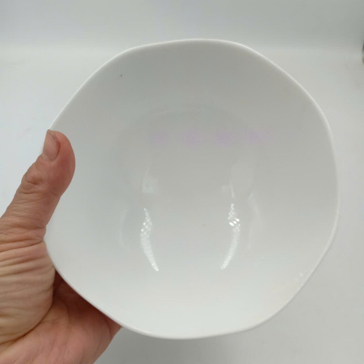 Tô canh viền vàng họa tiết dải lụa hồng  16 cm Sứ long phương cao cấp