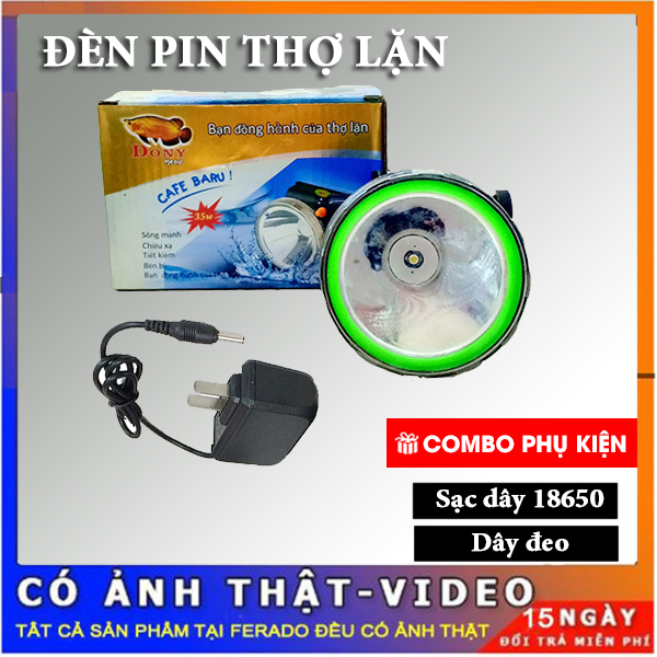 [HOT] Đèn pin đội đầu led siêu sáng KL668 (đèn pin thợ lặn sau 50m không sợ gi nước)