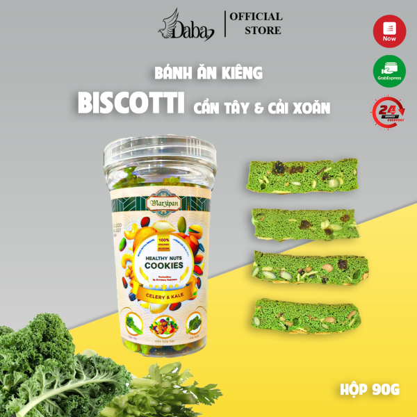 Bánh Bicostti Mix Cần Tây và Cải Kale | 90G | Giảm cân hiệu quả, lấy lại vóc dáng thon gọn