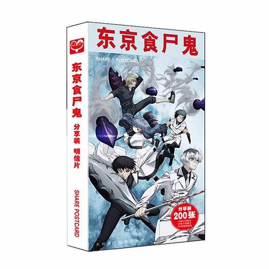 Postcard Tokyo Ghoul 200 ảnh hộp ảnh bộ ảnh có ảnh dán sticker lomo bưu thiếp ảnh truyện tranh anime
