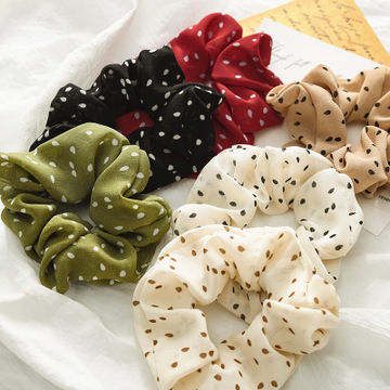 [HCM]Dây buộc tóc Scrunchies chấm bi hot trend