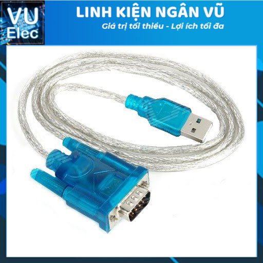 USB TO RS232 HL-340 V1 Cáp nạp PLC FX3U-24MT Transistor