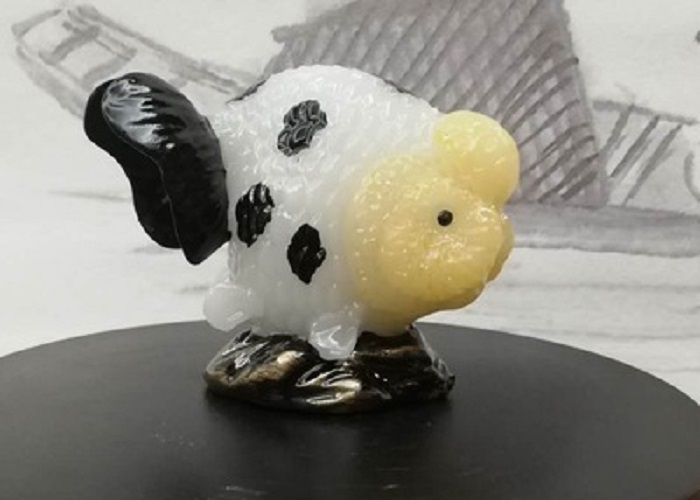 [HCM]Tượng cá ranchu trang trí size nhỏ 11cm