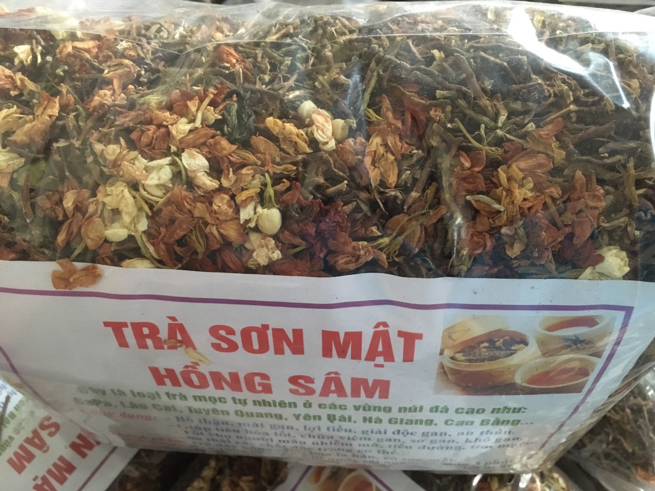 [GIÁ BÁN BUÔN] 1 Kg Trà Sơn Mật Hồng Sâm